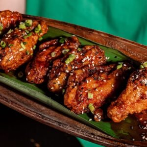 Alitas de Pollo Estilo Coreano