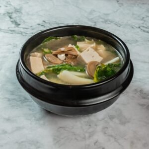 Sopa de Tofu con Bokchoi