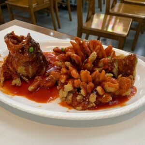 Pescado Racimo de Uvas en Salsa Hong Siu